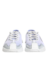 Dolce & Gabbana Purple White NS1 Lace Up Low Top Sneakers Shoes
